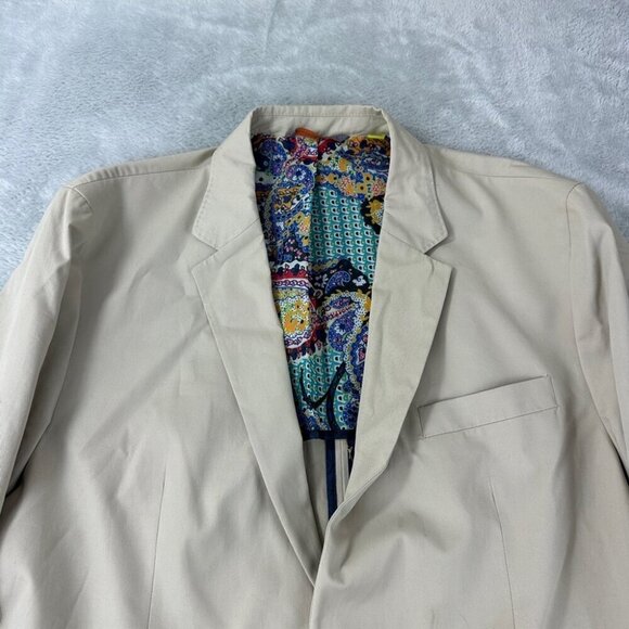 Robert Graham Tan Classic Fit Blazer Men’s Size 42 - Picture 9 of 15